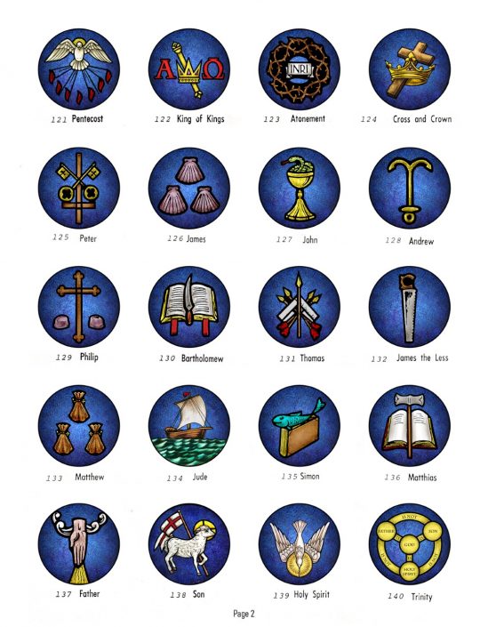 Old & New Testament Symbols - page 2 • Creative Art Glass